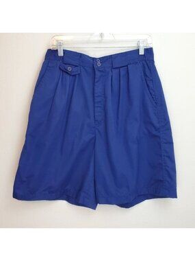 Vintage Carriage Court high waist wide leg shorts